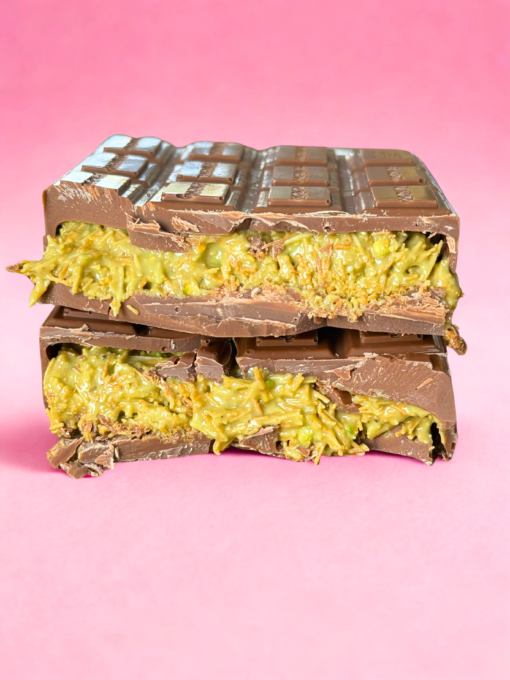 Pistachio Knafeh Stuffed Chocolate Kit With Reusable Chocolate Bar Mold